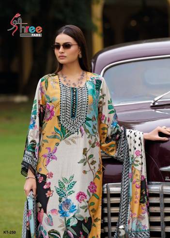 KT - 250 BY SHREE FAB DESIGNER VISCOUS SALWAR SUIT WHOLESALER IN INDIA